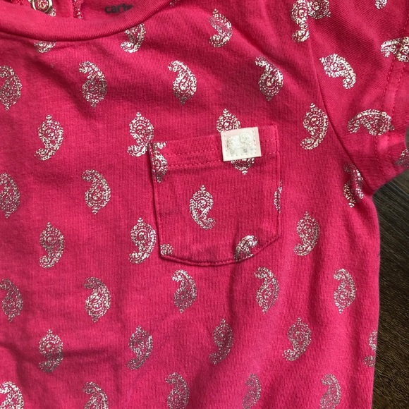 Carter’s Bright pink shorts romper 3T - Picture 2 of 3
